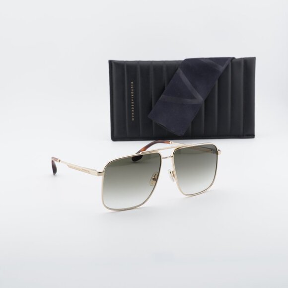 Victoria Beckham VB240S 700 Square Sunglasses – Gold/Khaki main image 9